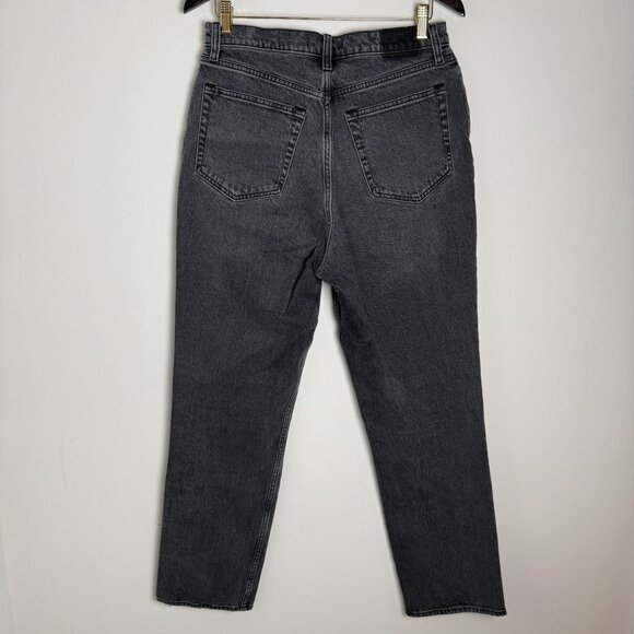 Abercrombie & Fitch Jeans 90's Straight Ultra High Rise Curve Love Gray Size 31/ - Picture 8 of 8